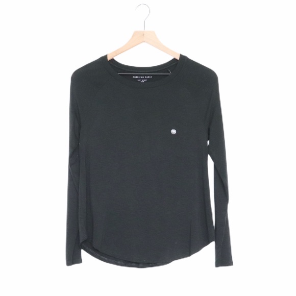 American Eagle Outfitters Tops - American Eagle Black Soft & Sexy long Sleeve Tee